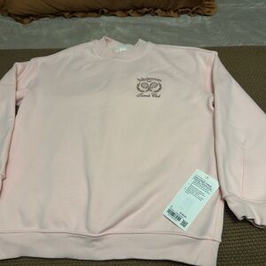 lululemon athletica Soft Pink Crewneck Tennis Club Sweatshirt